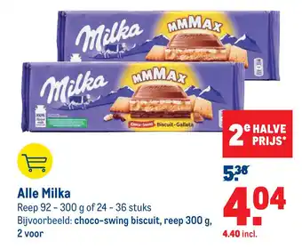 Makro Alle Milka aanbieding