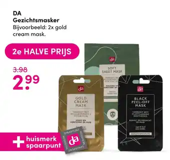 DA DA Gezichtsmasker aanbieding