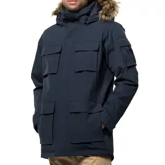 Plutosport Jack wolfskin glacier canyon parka winterjas heren aanbieding