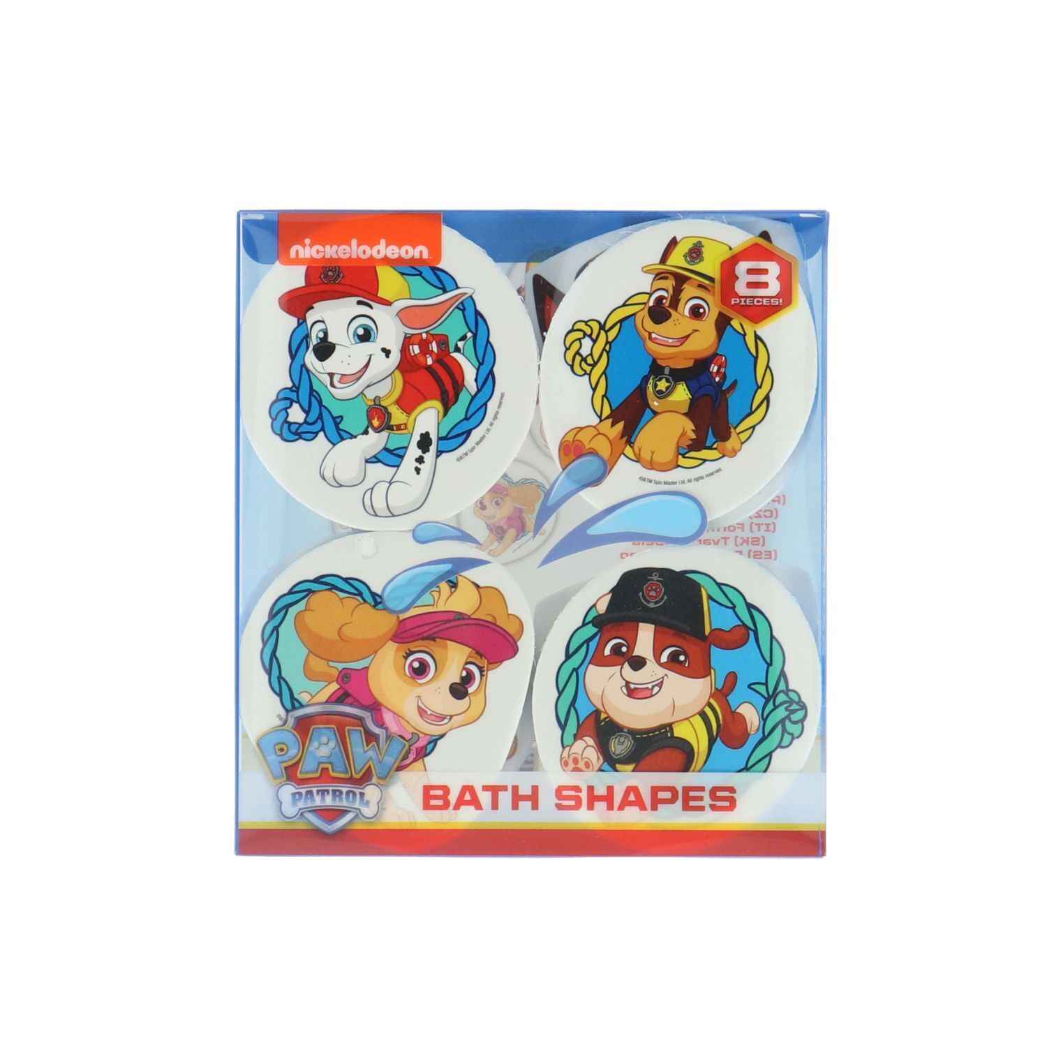 Paw patrol bad vormen 8 stuks aanbieding bij Top1Toys