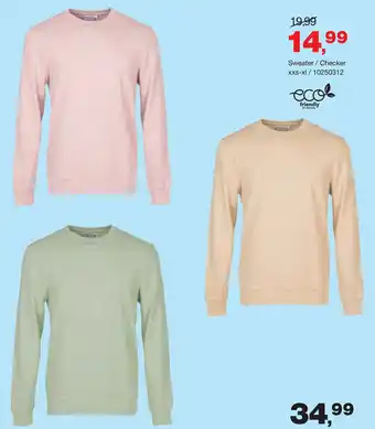 Bristol Checker Sweater xxs-xl aanbieding