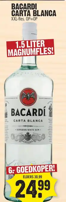 Super Dirck 3 Bacardi carta blanca aanbieding