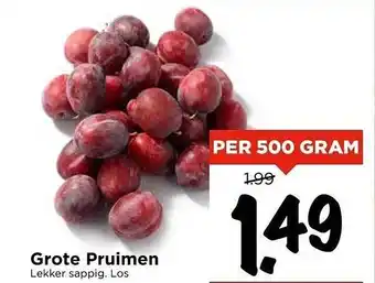 Vomar Voordeelmarkt Grote pruimen aanbieding