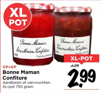 Vomar Voordeelmarkt Bonne maman confiture 750 gram aanbieding