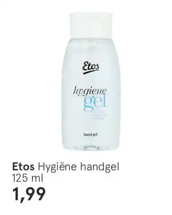 Etos Etos Hygiëne handgel 125 ml aanbieding