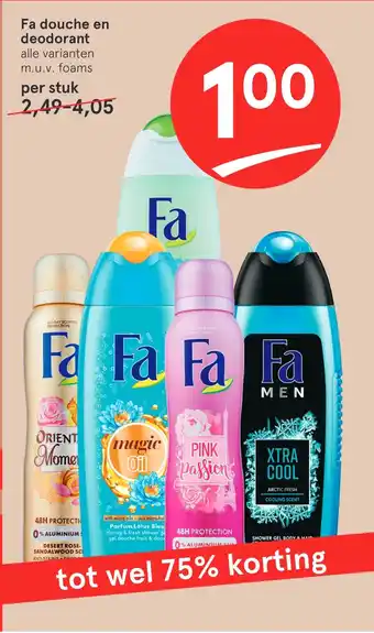 Etos Fa douche en deodorant aanbieding