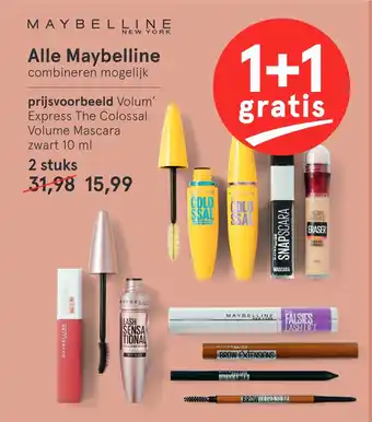 Etos Alle Maybelline aanbieding