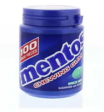 Drogisterij.net Mentos gum breeze mint (100st) aanbieding