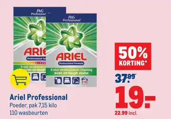 Makro Ariel professional 7,15 kilo aanbieding