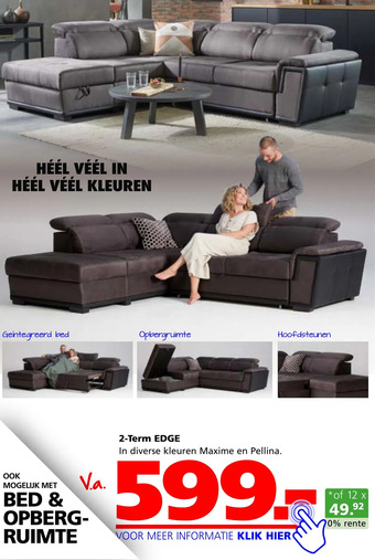 Seats and Sofas 2-term edge aanbieding