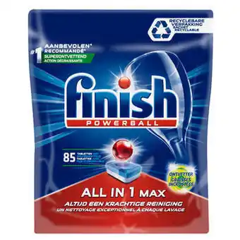 Blokker Finish all in 1 max ontvetter vaatwastabletten ... aanbieding