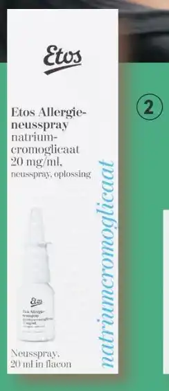 Etos Etos Allergie Neusspray Natriumcromoglicaat aanbieding