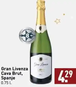 ALDI Gran livenza cava brut, spanje aanbieding