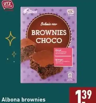 ALDI Albona brownies bakmix aanbieding