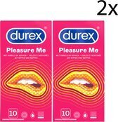 Bol.com Durex condooms pleasure me 10st x2 aanbieding
