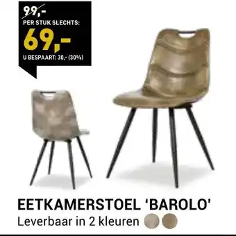 Paco Meubelen Eetkamerstoel Barolo aanbieding