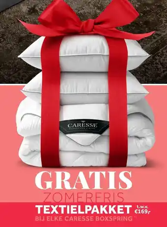 Caresse GRATIS Zomerfris - Textielpakket t.w.v. 169.00 aanbieding