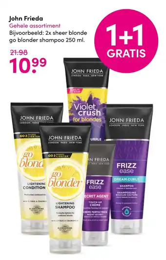 DA John frieda 250 ml aanbieding