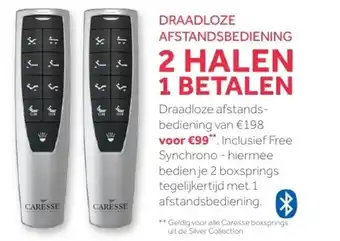 Caresse Caresse Draadloze afstandsbediening 2st aanbieding