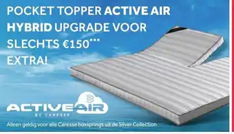 Caresse Active Air Hybrid Pocket topper aanbieding