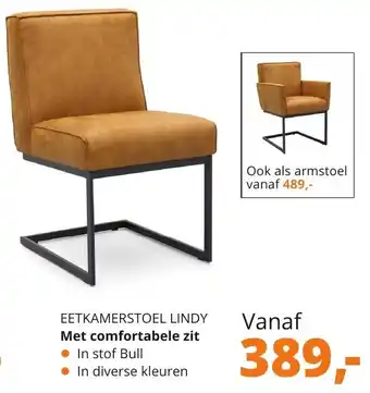 NLwoont Eetkamerstoel Lindy aanbieding