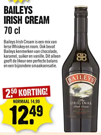 Dirck 3 Baileys Irish Cream 700ml aanbieding