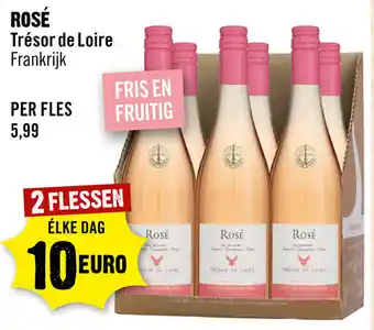 Dirck 3 Tresor de Loire Rose 2*750ml aanbieding