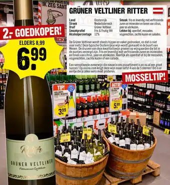 Dirck 3 Ritter Gruner Veltliner  750ml aanbieding