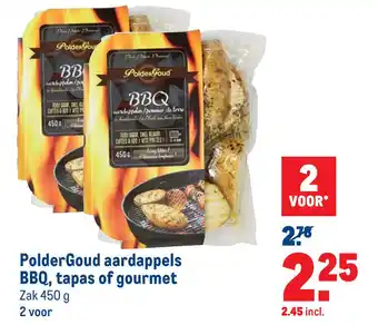 Makro PolderGoud aardappels BBQ, tapas of gourmet 450g aanbieding