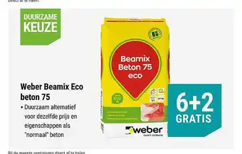 Pontmeyer Weber beamix eco beton 75 aanbieding