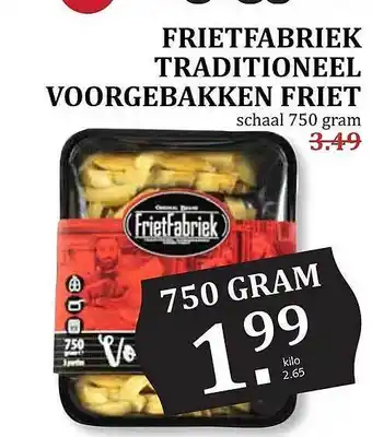 MCD Supermarkt Frietfabriek traditioneel voorgebakken friet aanbieding