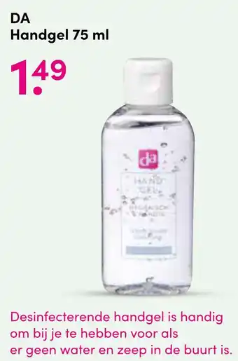 DA DA Handgel 75 ml aanbieding