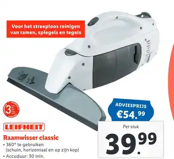 Lidl Raamwisser classic aanbieding