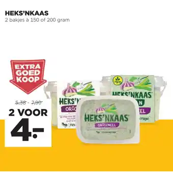 Jumbo Heks'nkaas 200g aanbieding