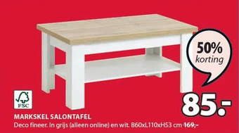 Jysk Markskel salontafel aanbieding