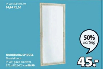 Jysk Nordborg spiegel aanbieding