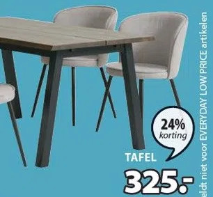 Jysk Skovlunde tafel aanbieding
