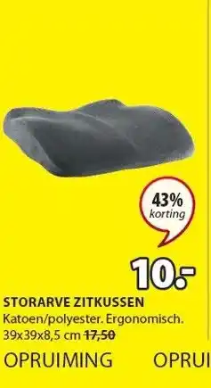 Jysk Storarve zitkussen aanbieding