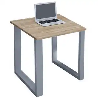 fonQ Hioshop lona bureau 80x80 cm u-frame sonoma eiken aanbieding