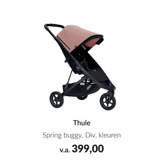 Babypark Thule spring buggy aanbieding