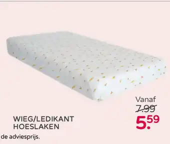 Prenatal Wieg/ledikant hoeslaken aanbieding