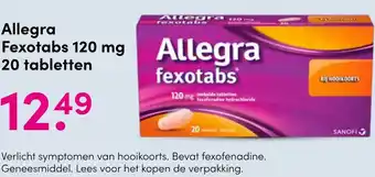 DA Allegra fexotabs 120 mg aanbieding