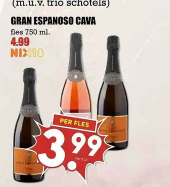 MCD Supermarkt Gran espanoso cava aanbieding