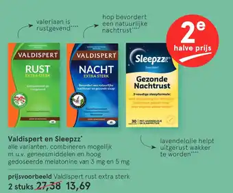 Etos Valdispert en sleepzz aanbieding