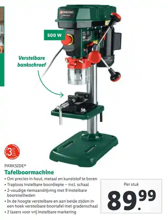 Lidl Tafelboormachine aanbieding