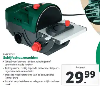 Lidl Schijfschuurmachine aanbieding