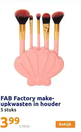 Action Fab factory make-upkwasten in houder aanbieding