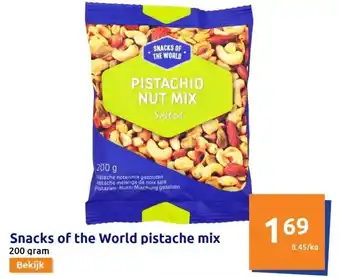 Action Snacks of the world pistache mix aanbieding