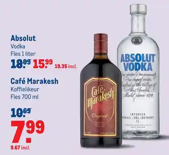 Makro Absolut 700ml aanbieding