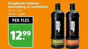 Poiesz Hooghoudt kalmoes beerenburg of zachtbitter aanbieding